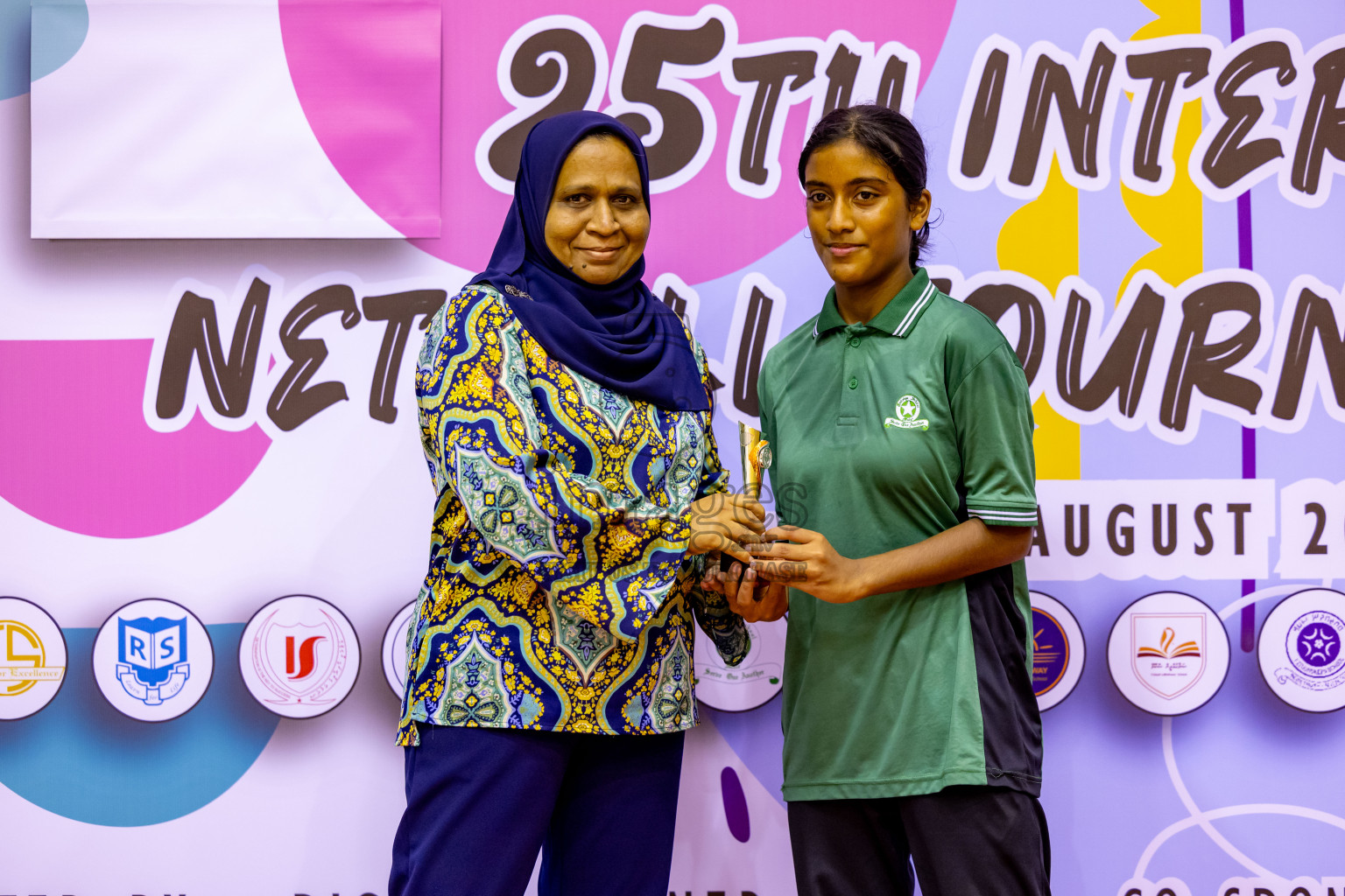 Day 10 of 25th Inter-School Netball Tournament was held in Social Center at Male', Maldives on Tuesday, 20th August 2024. Photos: Nausham Waheed / images.mv