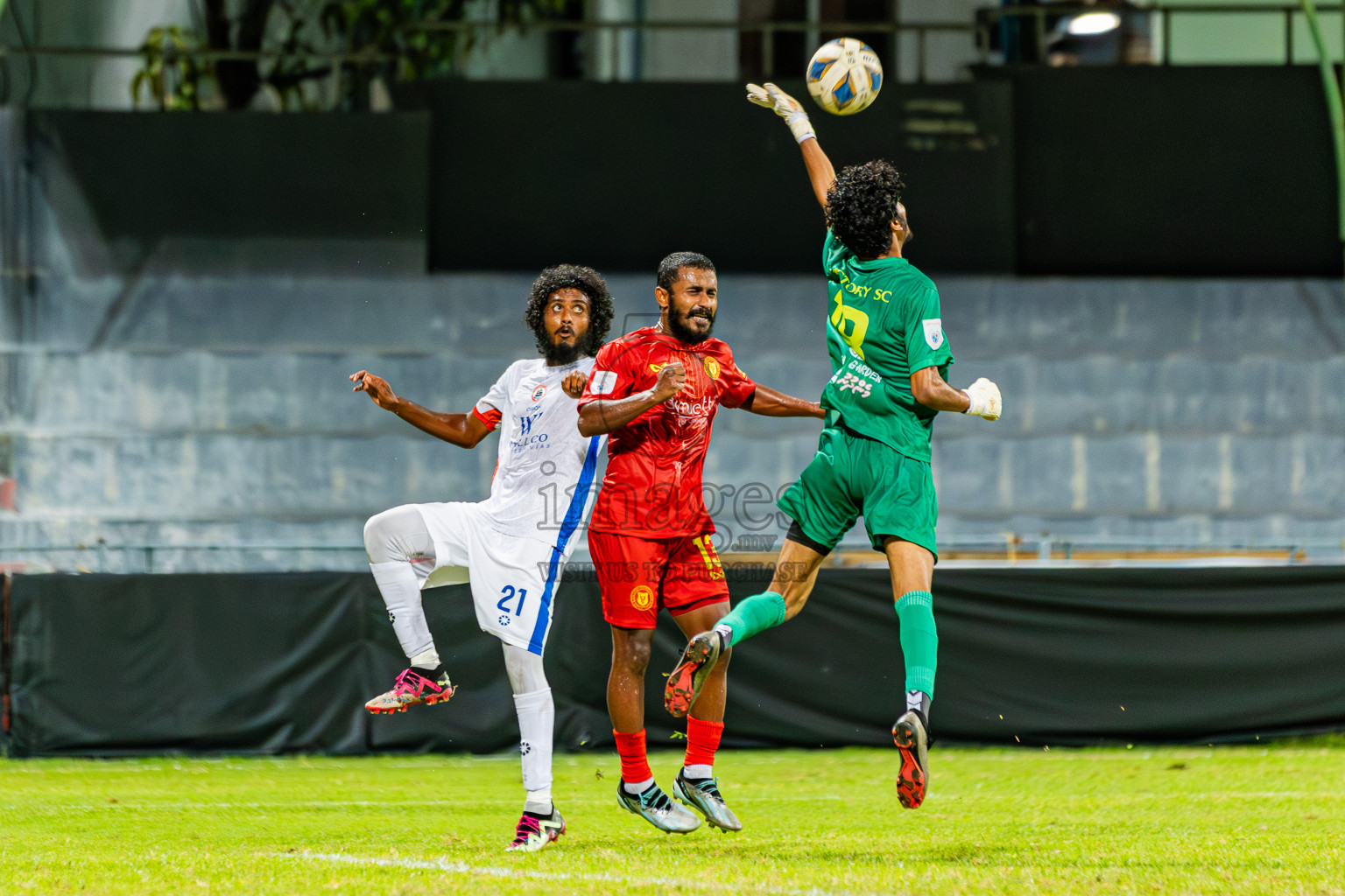 ODI Sport Club vs Victory Sports Club in Dhivehi Premier League 2025/26 held in National Football Stadium, Male', Maldives on Thursday, 2nd October 2025. Photos: Areef Adam / Images.mv