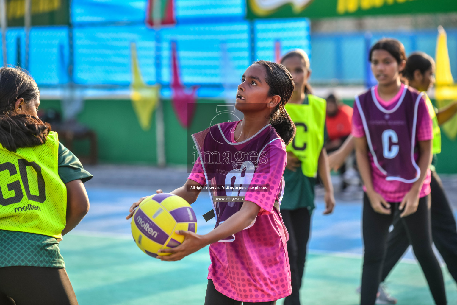 Day2  of Junior Netball Championship 2022 on 5 March 2022 held in Male', Maldives. Photos by Nausham Waheed.