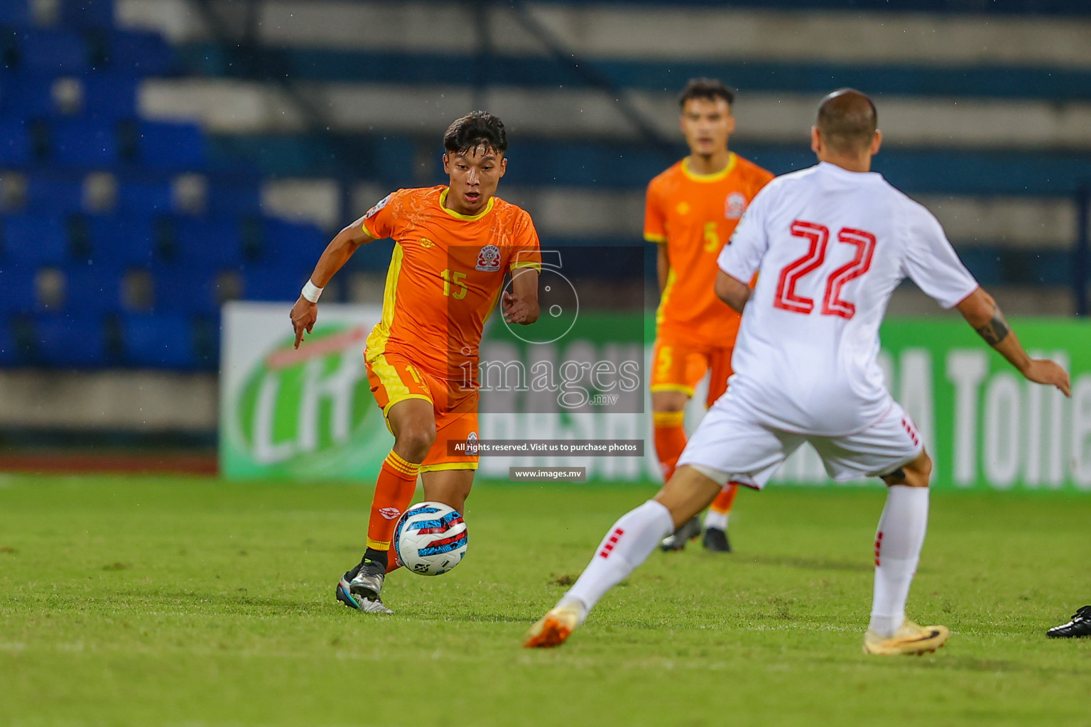 Bhutan vs Lebanon in SAFF Championship 2023 held in Sree Kanteerava Stadium, Bengaluru, India, on Sunday, 25th June 2023. Photos: Nausham Waheed, Hassan Simah / images.mv