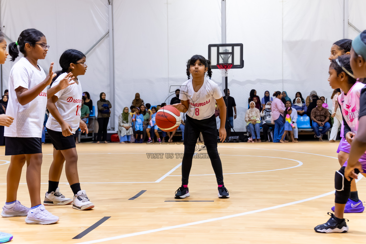 Day 2 of Milo 5 x 5 Junior Challenge 2025 - Basketball tournament held in Basketball Training Center, Male', Maldives on Friday, 10th October 2025. Photos by: Nausham Waheed / Images.mv