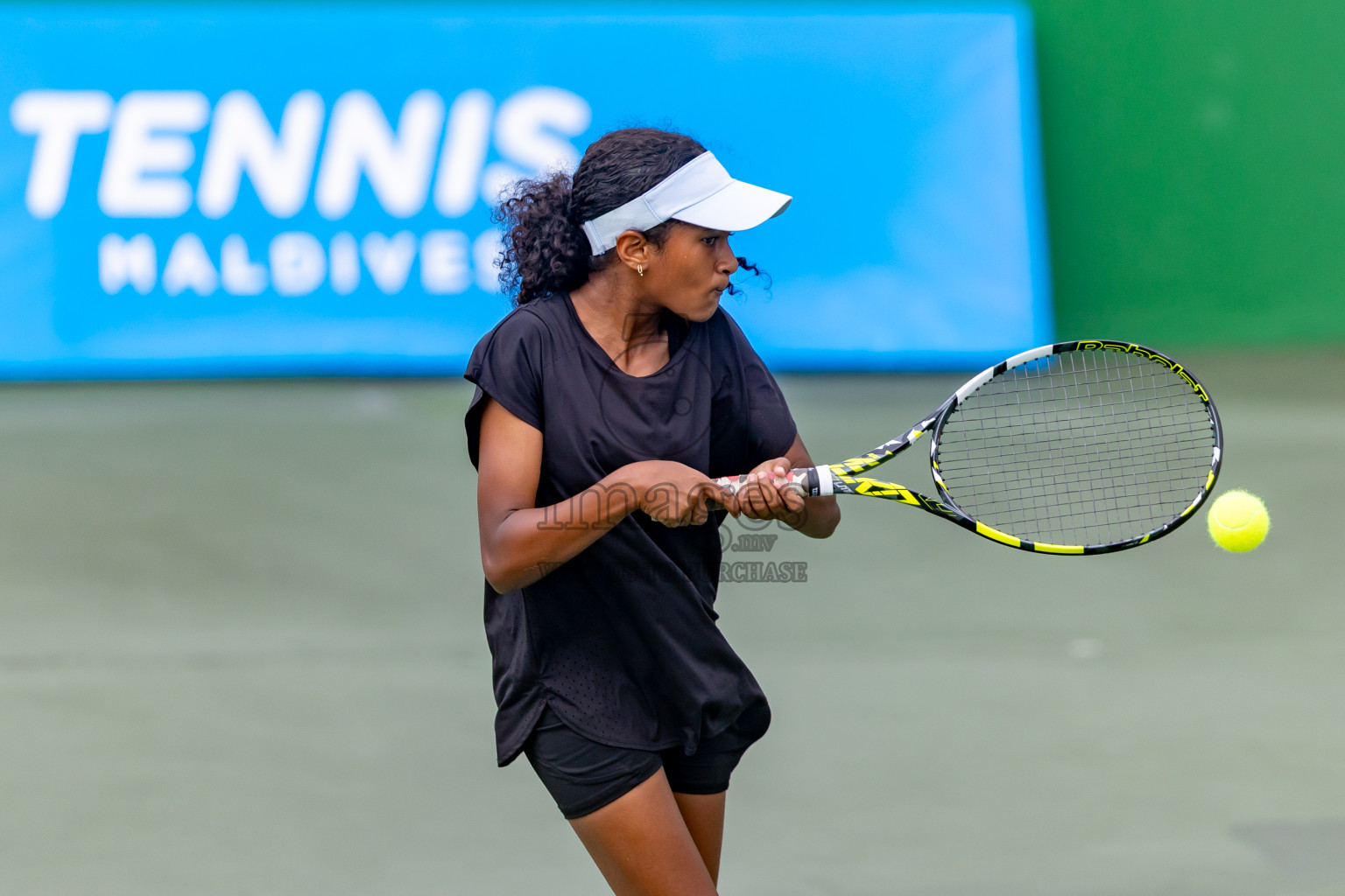Day 7 of ATF Maldives Junior Open Tennis was held in Male' Tennis Court, Male', Maldives on Wednesday, 18th December 2024. Photos: Nausham Waheed/ images.mv