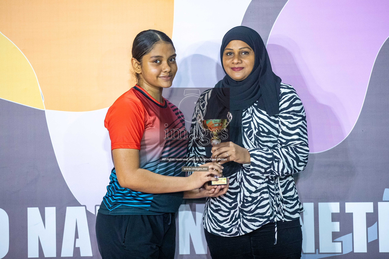 Day 6 of 20th Milo National Netball Tournament 2023, held in Synthetic Netball Court, Male', Maldives on 4th June 2023 Photos: Nausham Waheed/ Images.mv