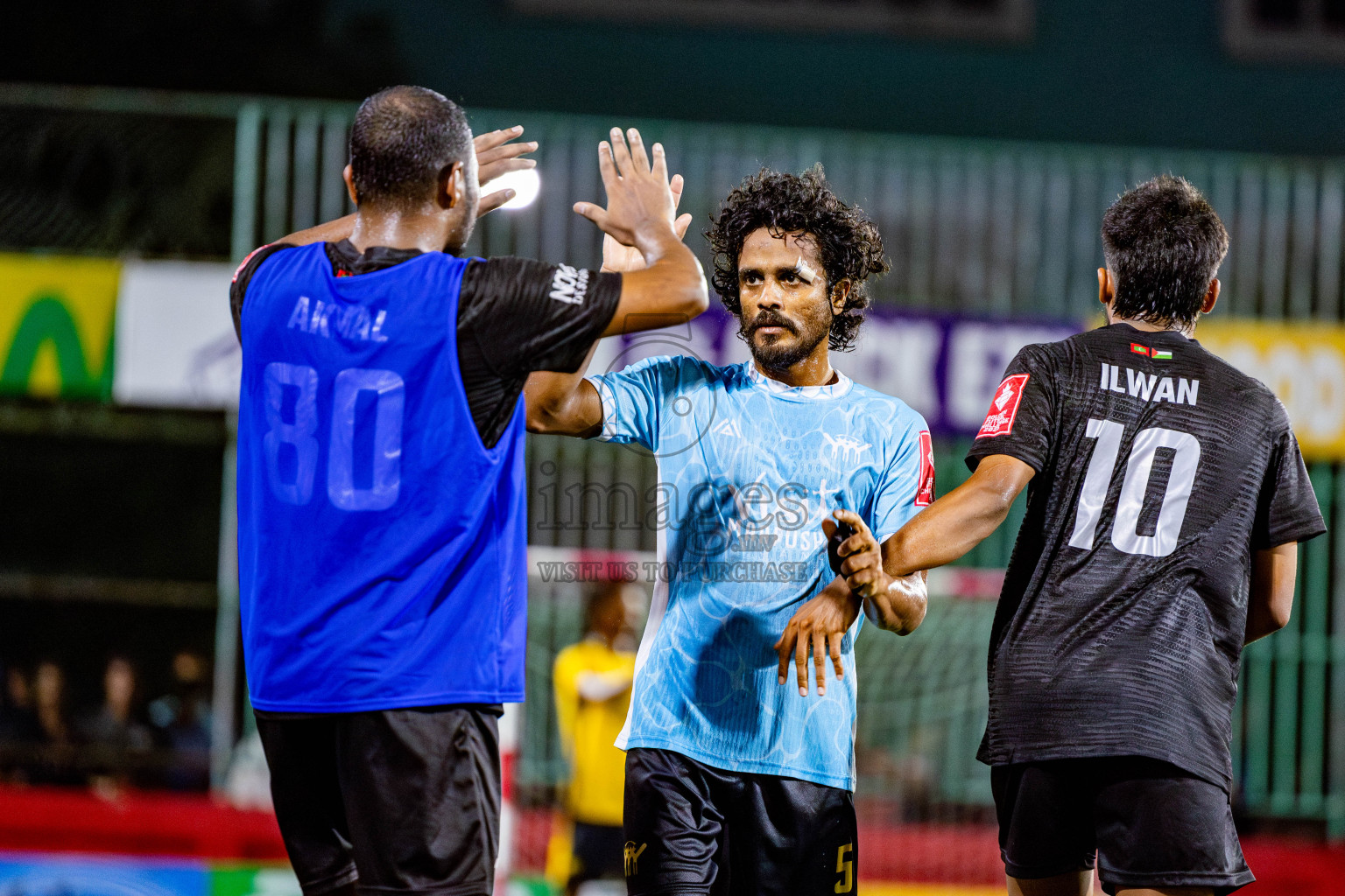 K Maafushi vs K Kaashidhoo in zone round on Day 31 of Golden Futsal Challenge 2025 was held on Tuesday , 4th February 2025, in Hulhumale', Maldives. Photos: Nausham Waheed / images.mv