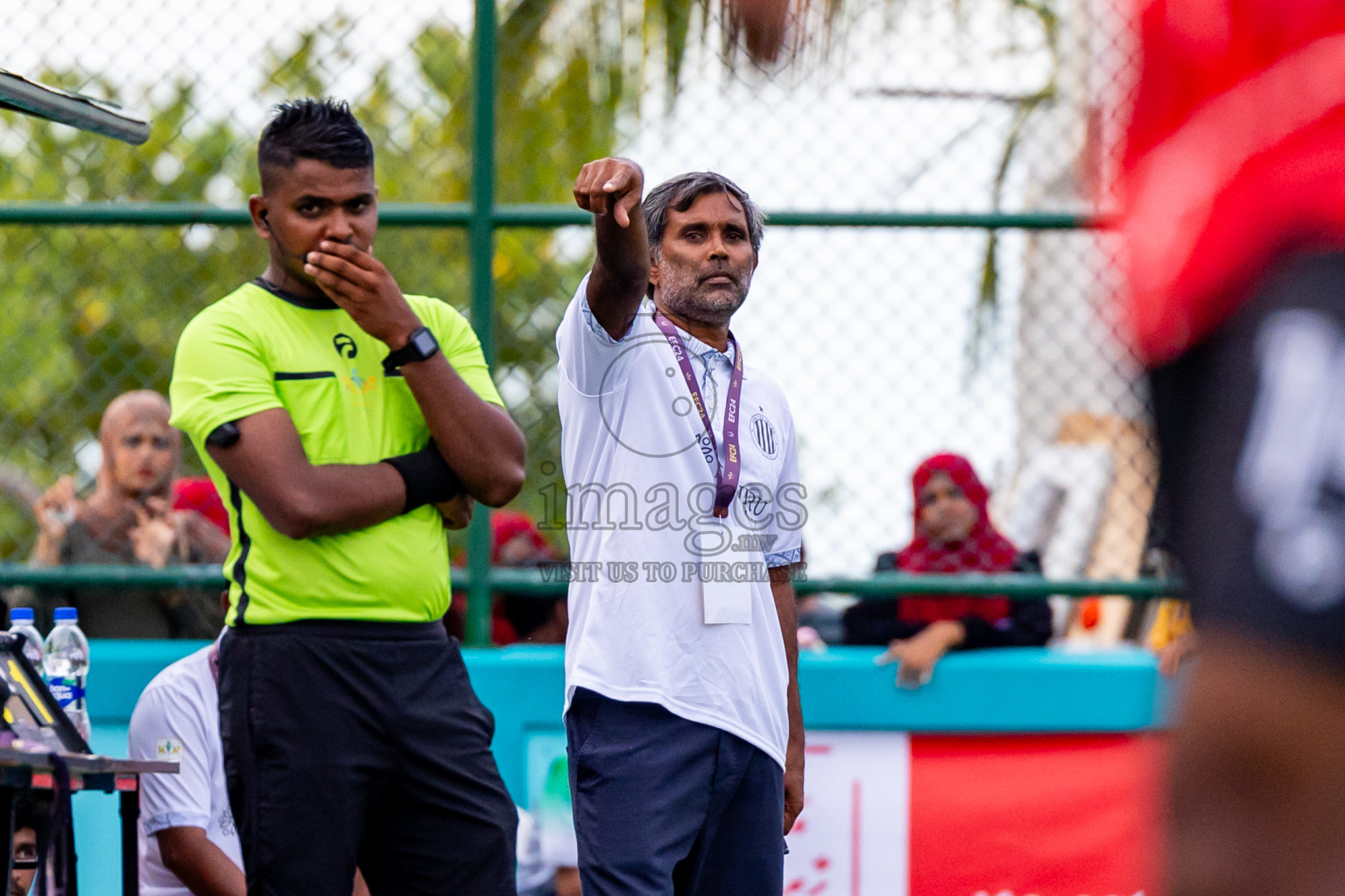 Raiymandhoo FC vs Dee Cee Jay SC in Day 1 of Laamehi Dhiggaru Ekuveri Futsal Challenge 2024 was held on Friday, 26th July 2024, at Dhiggaru Futsal Ground, Dhiggaru, Maldives Photos: Nausham Waheed / images.mv