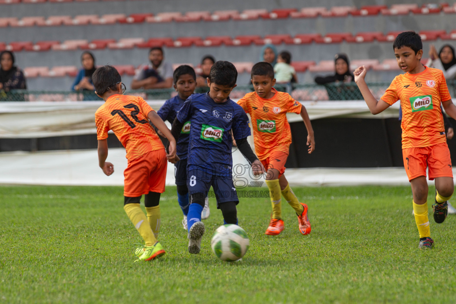 Day 2 of MILO Kids Football Fiesta was held at National Stadium in Male', Maldives on Saturday, 24th February 2024.