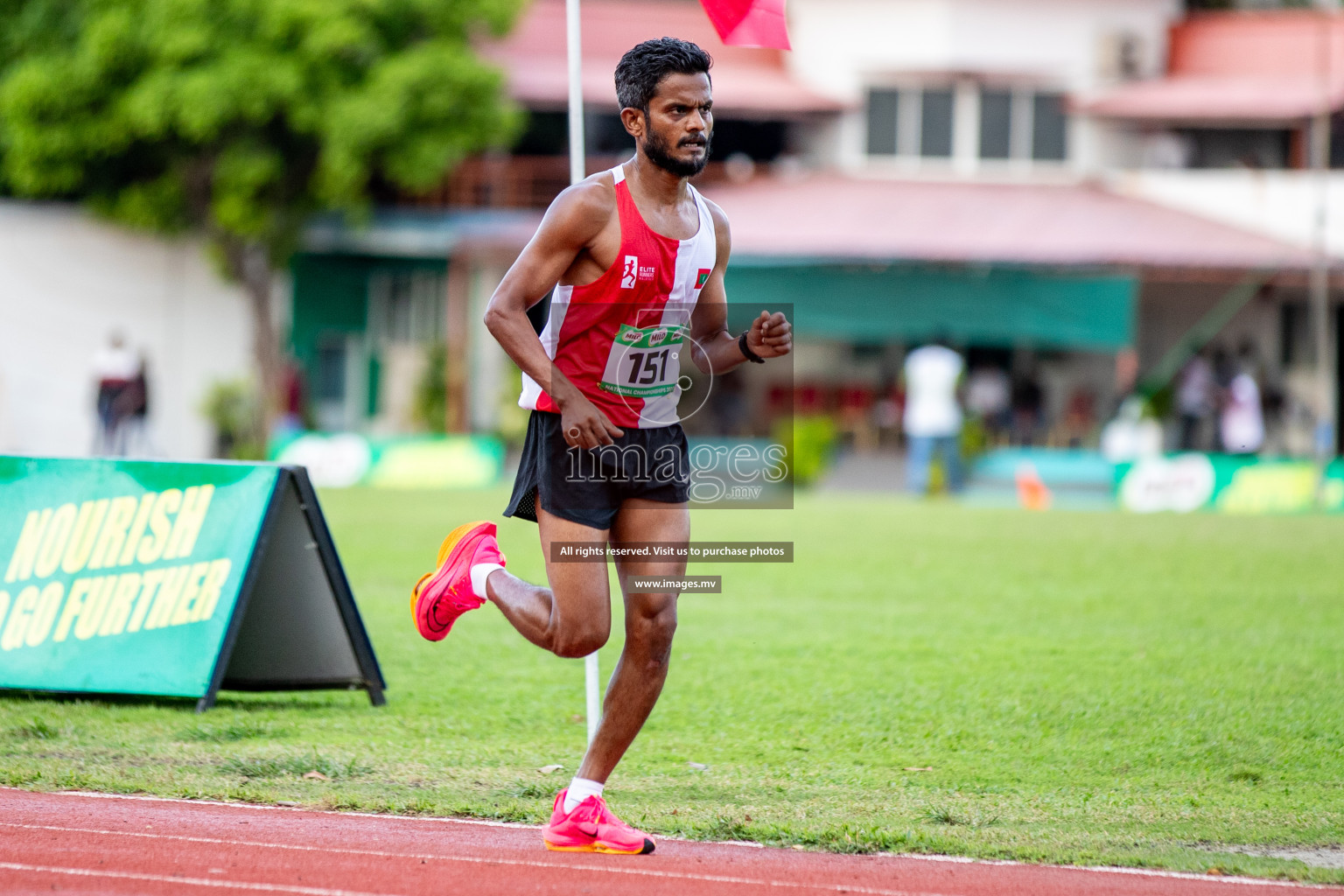 Day 2 of National Athletics Championship 2023 was held in Ekuveni Track at Male', Maldives on Friday, 24th November 2023. Photos: Hassan Simah / images.mv