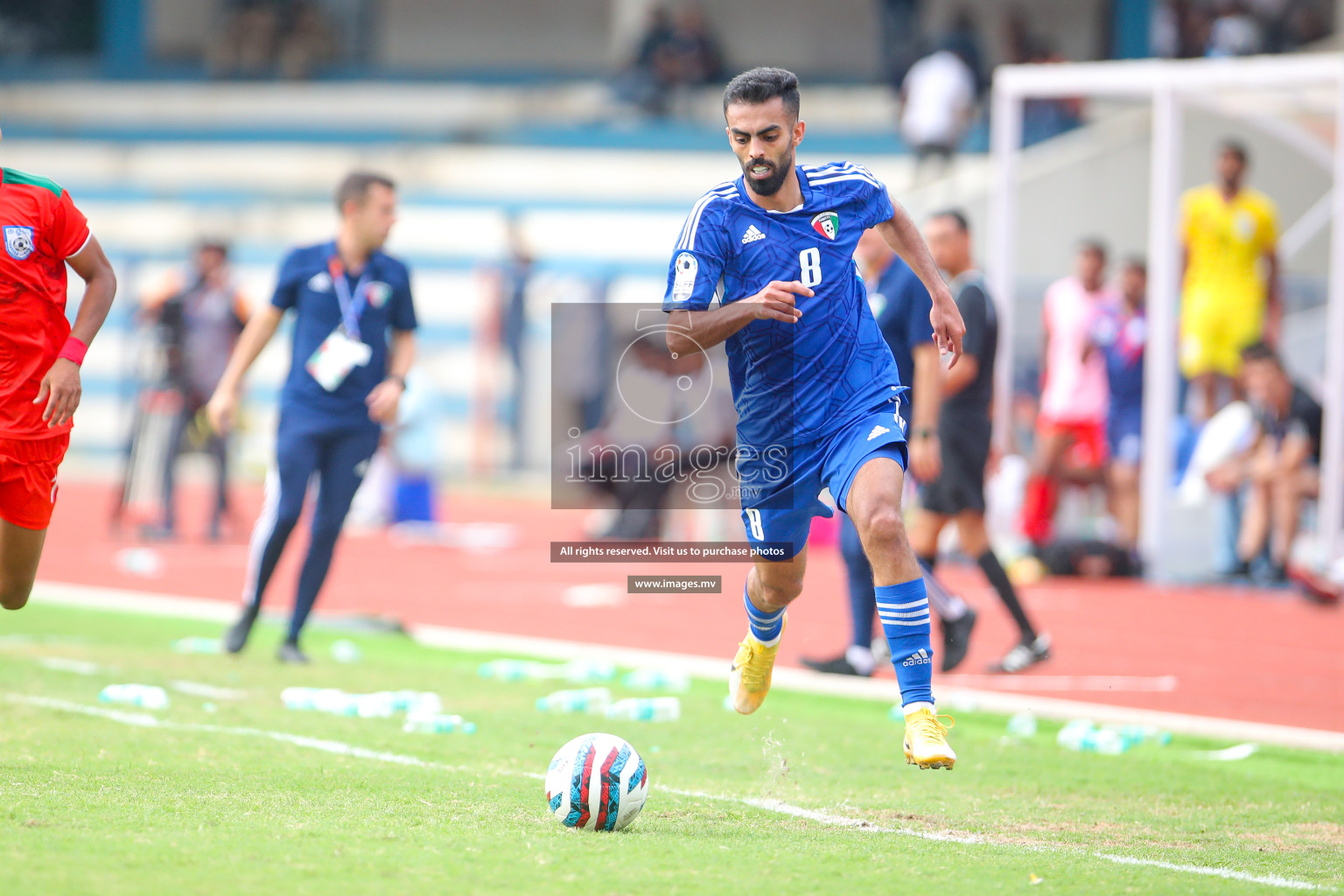 Kuwait vs Bangladesh in the Semi-final of SAFF Championship 2023 held in Sree Kanteerava Stadium, Bengaluru, India, on Saturday, 1st July 2023. Photos: Nausham Waheed, Hassan Simah / images.mv