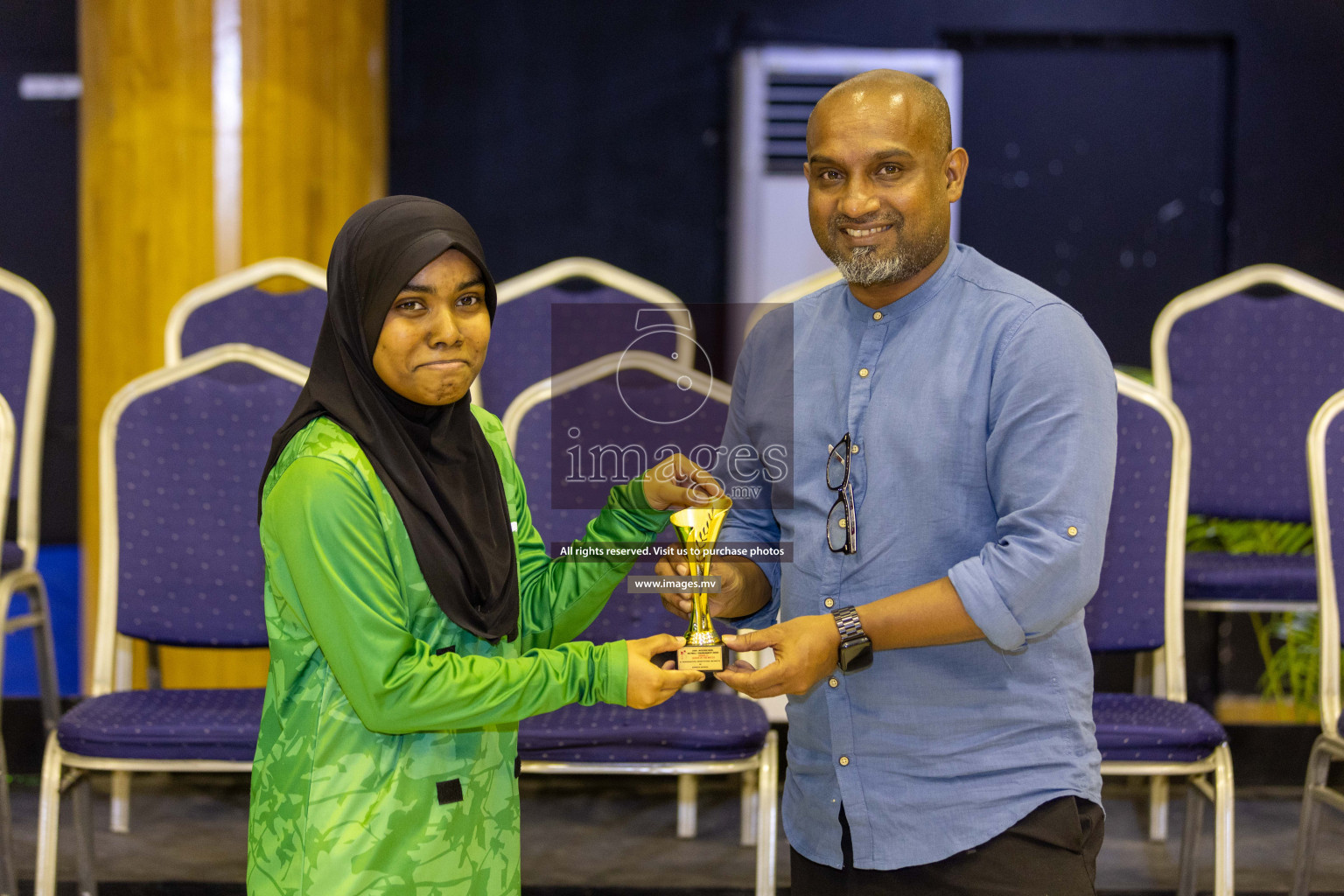 Day7 of 24th Interschool Netball Tournament 2023 was held in Social Center, Male', Maldives on 2nd November 2023. Photos: Nausham Waheed / images.mv