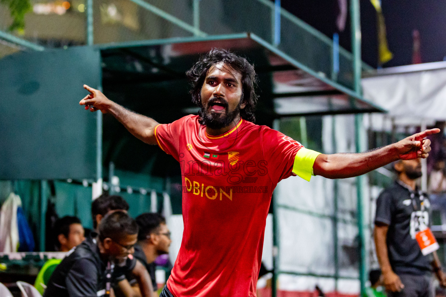 Dh Kudahuvadhoo vs Dh Maaenboodhoo in Day 24 of Golden Futsal Challenge 2024 was held on Wednesday  , 7th February 2024 in Hulhumale', Maldives Photos: Nausham Waheed / images.mv