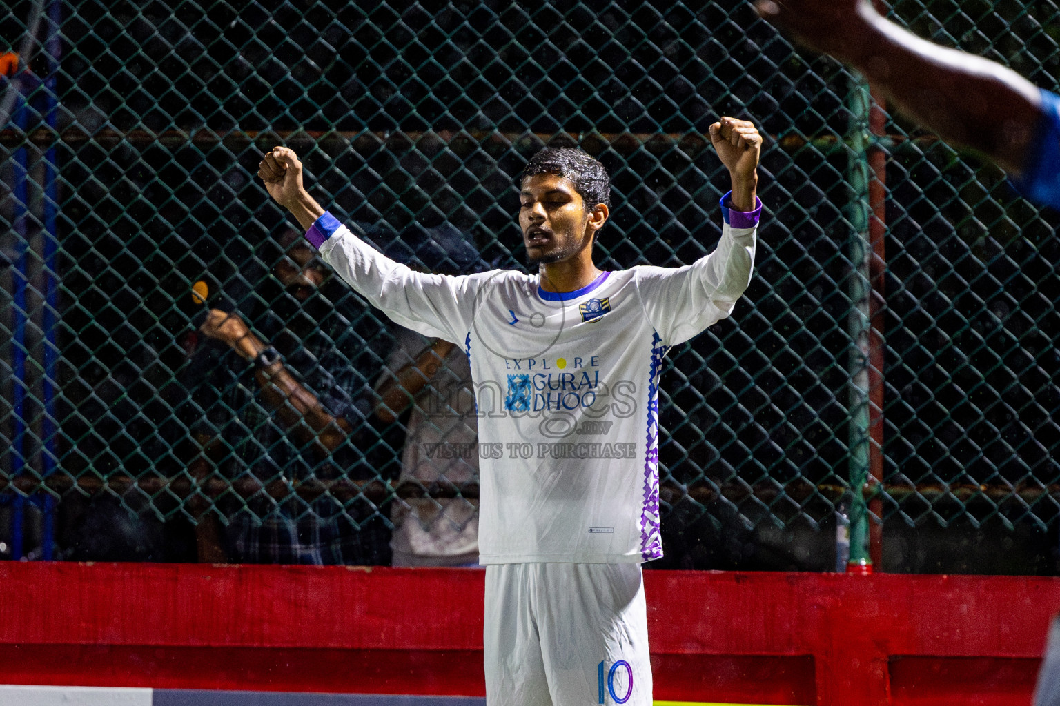 K Guraidhoo vs K Thulusdhoo on Day 18 of Golden Futsal Challenge 2025 was held on Thursday, 23rd January 2025, in Hulhumale', Maldives. Photos: Nausham Waheed / images.mv