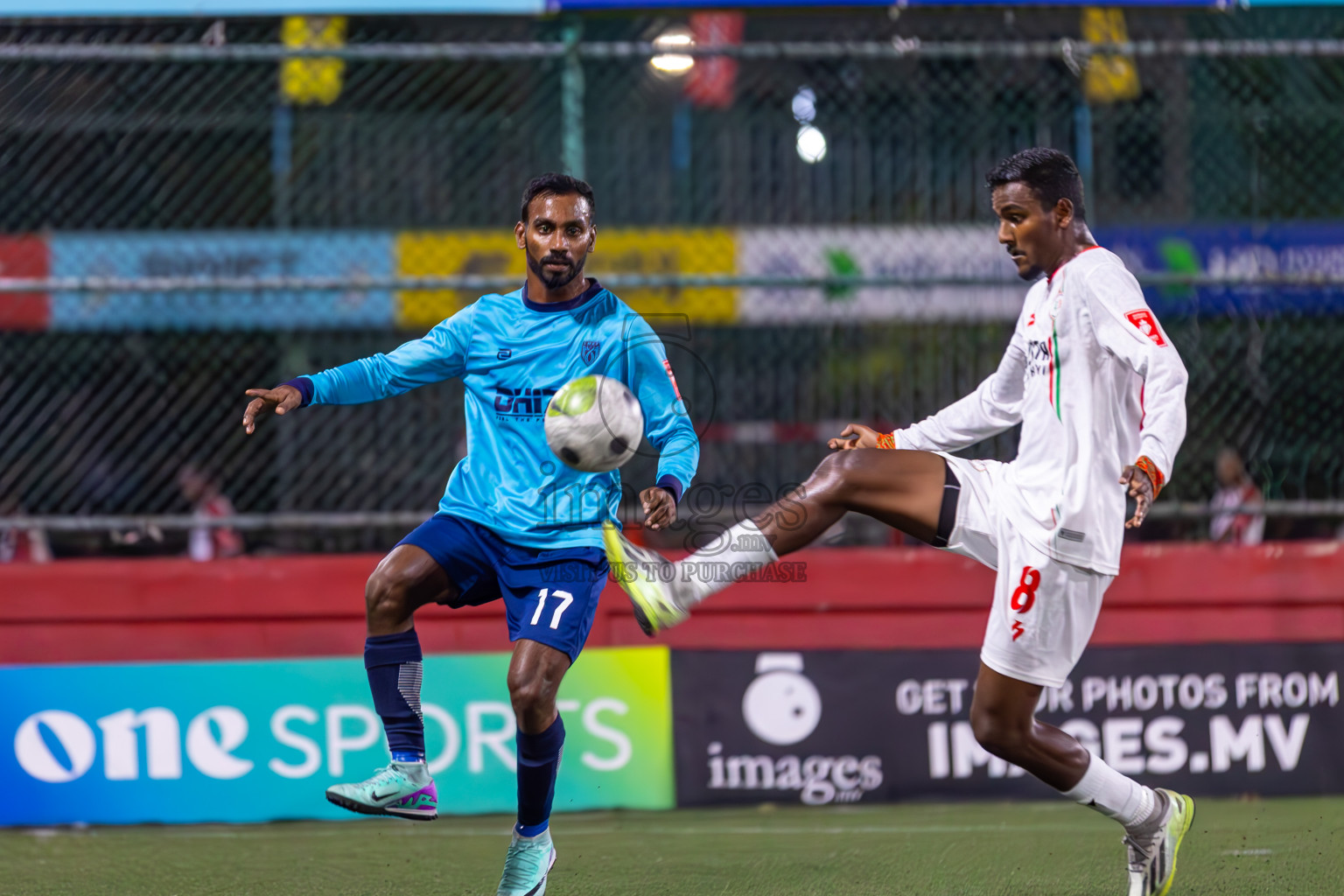 L Maamendhoo vs L Isdhoo in Day 12 of Golden Futsal Challenge 2024 was held on Friday, 26th January 2024, in Hulhumale', Maldives
Photos: Ismail Thoriq / images.mv