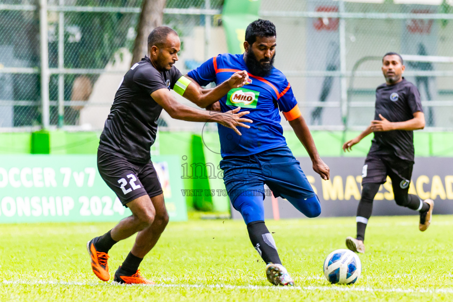 Day 1 of MILO Soccer 7 v 7 Championship 2024 was held at Henveiru Stadium in Male', Maldives on Thursday, 23rd April 2024. Photos: Nausham Waheed / images.mv