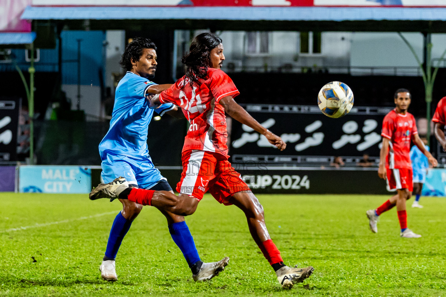 Addu City vs R Alifushi in Semi Finals of Gold Cup 2024 held at National Football Stadium on Saturday, 21st December 2024. Photos: Nausham Waheed / Images.mv