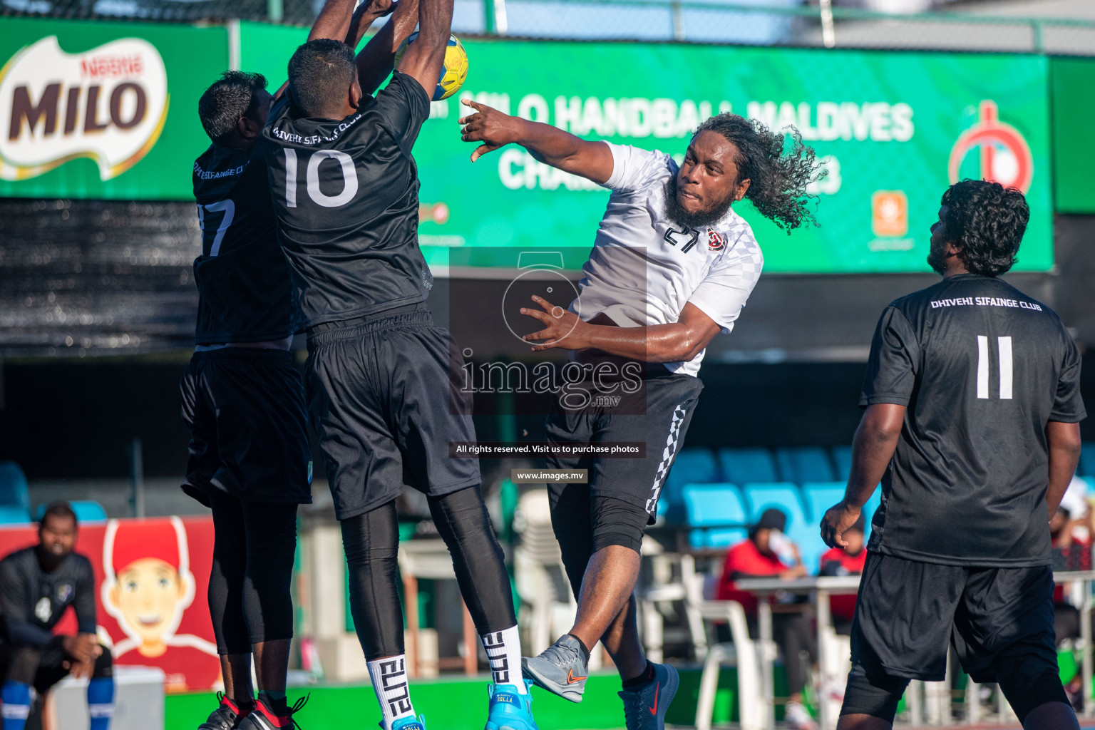 Day 9 of 6th MILO Handball Maldives Championship 2023, held in Handball ground, Male', Maldives on 28th May 2023 Photos: Nausham Waheed/ Images.mv