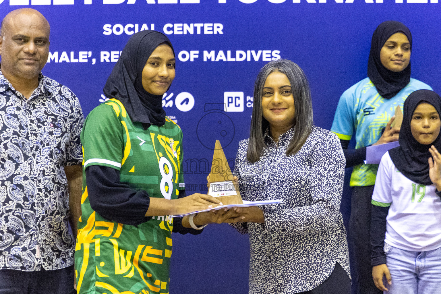 Final of Women's Division of Volleyball Association Cup 2023 held in Male', Maldives on Tuesday, 9th January 2024 at Social Center Indoor Hall Photos By: Nausham Waheed /images.mv