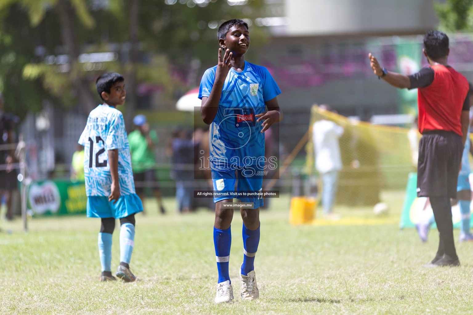 Day 2 of MILO Academy Championship 2023 (U12) was held in Henveiru Football Grounds, Male', Maldives, on Saturday, 19th August 2023. Photos: Nausham Waheedh / images.mv