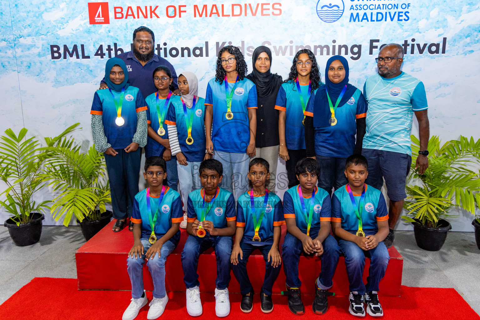 Closing Ceremony of 4th National Kids Swimming Festival 2023 on 9th December 2023, held in Hulhumale', Maldives Photos: Nausham Waheed / Images.mv