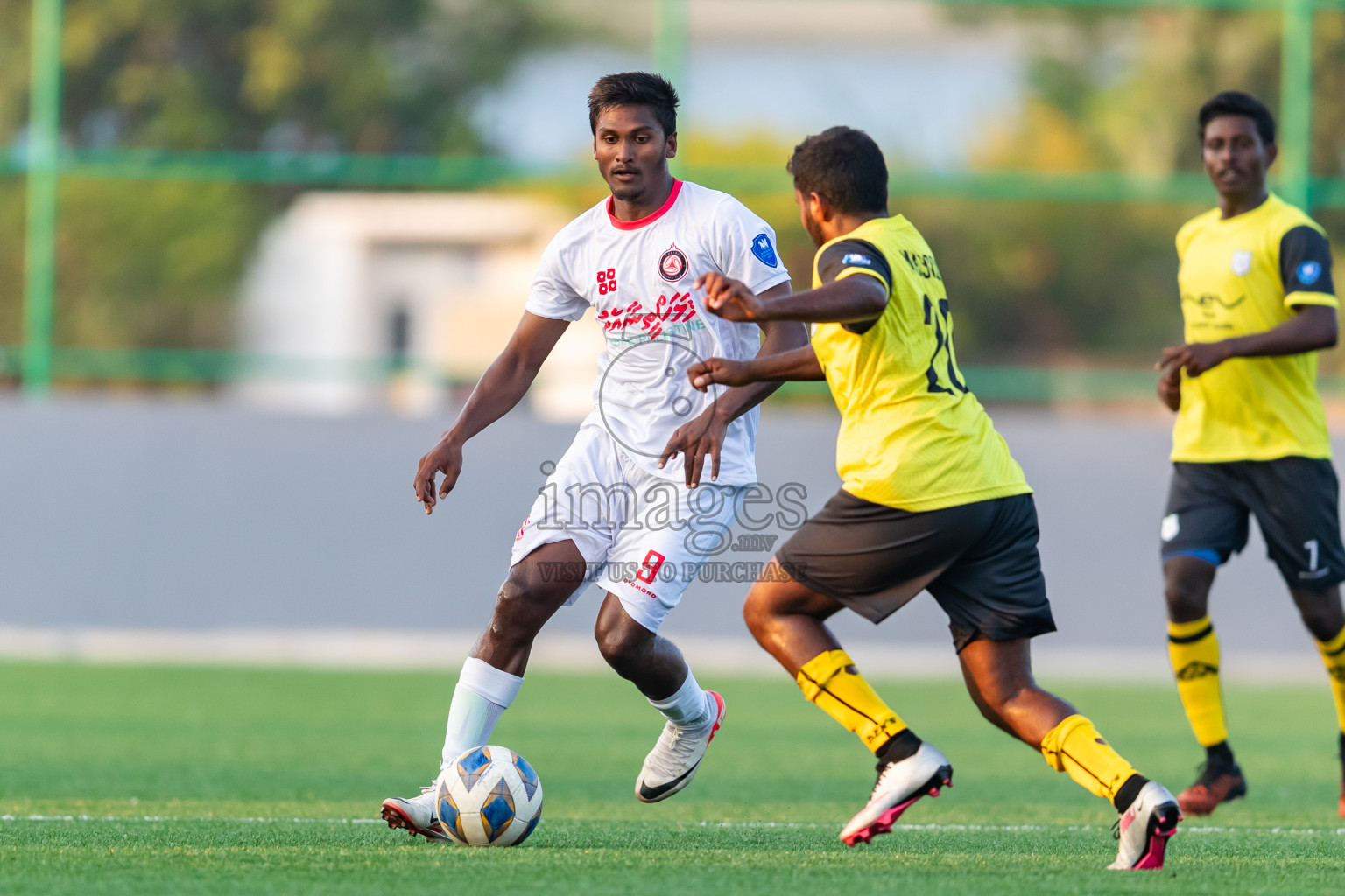 Kanmathi Juniors vs Furious SC from Manadhoo Council Cup 2024 in N Manadhoo Maldives on Monday, 19th February 2023. Photos: Nausham Waheed / images.mv