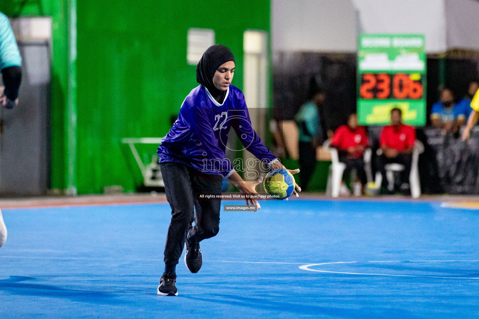 Day 8 of 7th Inter-Office/Company Handball Tournament 2023, held in Handball ground, Male', Maldives on Friday, 23rd September 2023 Photos: Hassan Simah/ Images.mv