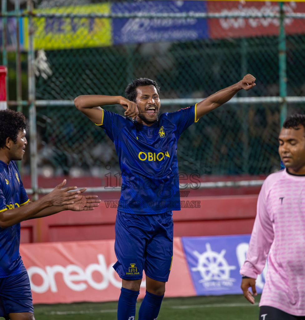 B Eydhafushi vs B Thulhaadhoo in Day 29 of Golden Futsal Challenge 2024 was held on Tuesday , 13th February 2024 in Hulhumale', Maldives Photos: Ismail Thoriq / images.mv