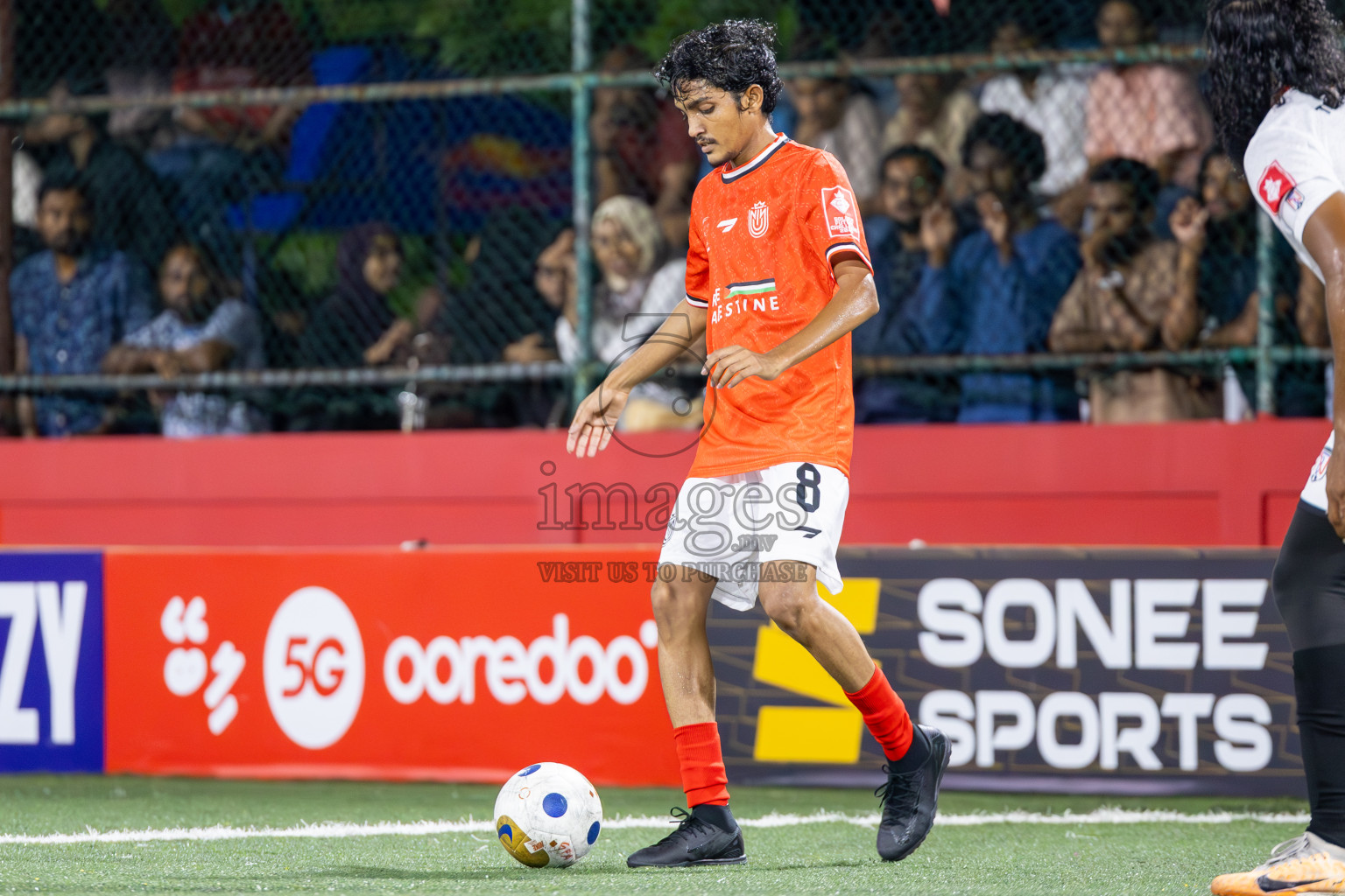HDh Nolhivaran vs HDh Nellaidhoo in Day 5 of Golden Futsal Challenge 2025 on Thursday, 9th January 2025, in Hulhumale', Maldives
Photos: Ismail Thoriq / images.mv