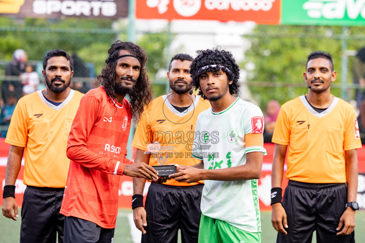 AA. Feridhoo VS AA. Rasdhoo in Day 7 of Golden Futsal Challenge 2025 was held on Saturday, 11th January 2025, in Hulhumale', Maldives Photos: Hassan Simah / images.mv