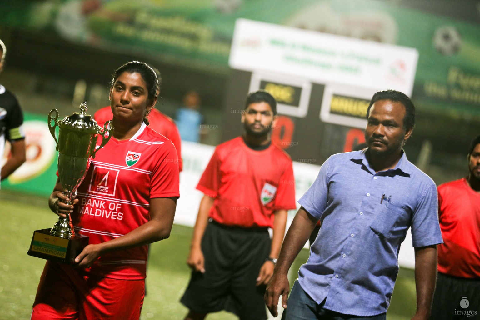 Women's Futsal Challenge Opening Ceremony in  in Male', Maldives, Sunday, July 09, 2017. (Images.mv Photo/ Hussain Sinan). 
