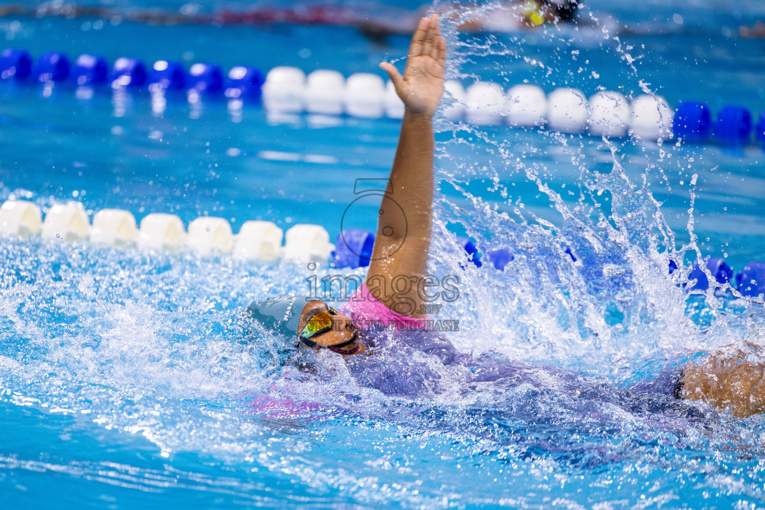 Day 2 of BML 21st Interschool Swimming Competition 2025 was held in Hulhumale' Swimming Pool, Hulhumale', Maldives on Sunday, 12th October 2025. Photos: Ismail Thoriq / images.mv