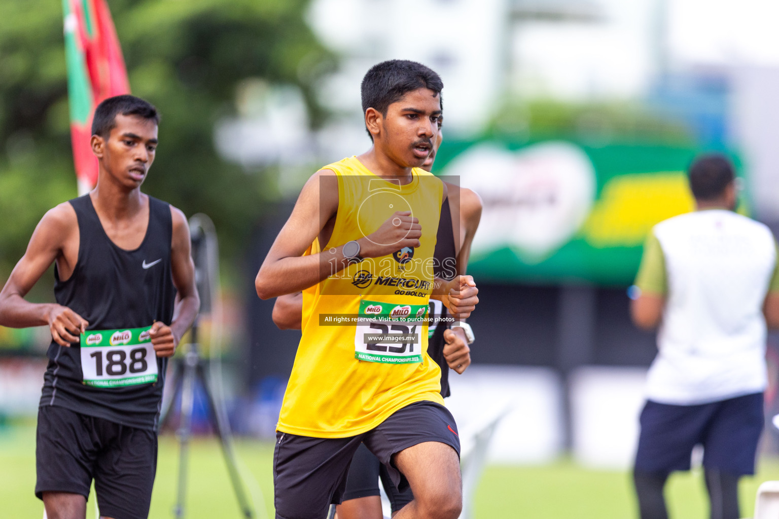 Day 2 of National Athletics Championship 2023 was held in Ekuveni Track at Male', Maldives on Friday, 24th November 2023. Photos: Nausham Waheed / images.mv