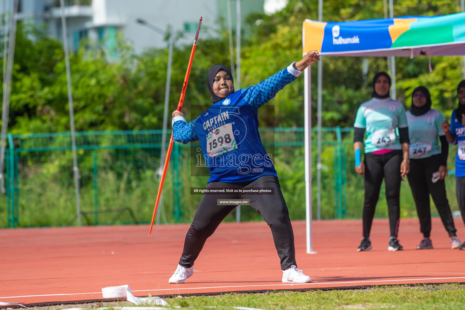 Day two of Inter School Athletics Championship 2023 was held at Hulhumale' Running Track at Hulhumale', Maldives on Sunday, 15th May 2023. Photos: Nausham Waheed / images.mv