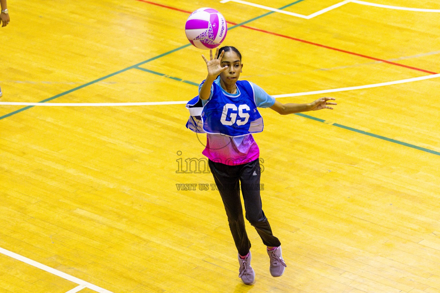 Young Netters B vs N Sports Academy B in Day 3 of 3rd Netball Junior Championship, held at Social Center on Tuesday, 21st January 2025 . Photos: Nausham Waheed / images.mv