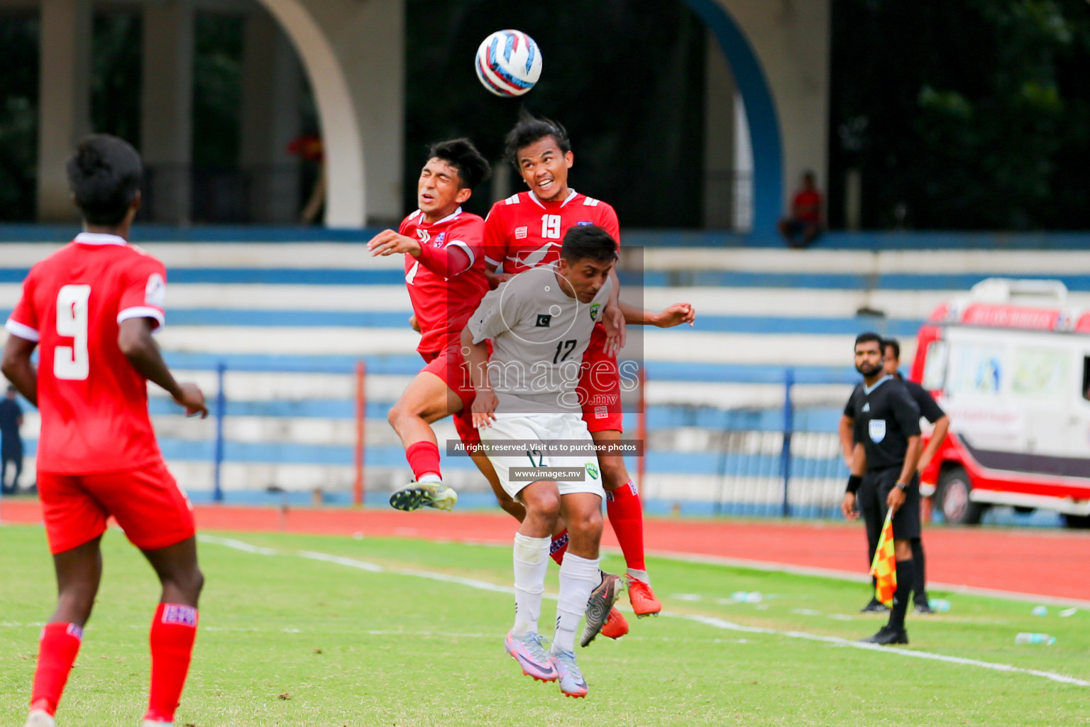 Nepal vs Pakistan in SAFF Championship 2023 held in Sree Kanteerava Stadium, Bengaluru, India, on Tuesday, 27th June 2023. Photos: Nausham Waheed, Hassan Simah / images.mv