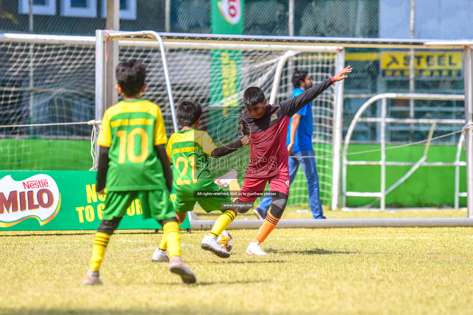 Day 2 of MILO Academy Championship 2022 held in Male' Maldives on Friday, 12th March 2021. Photos by: Nausham Waheed