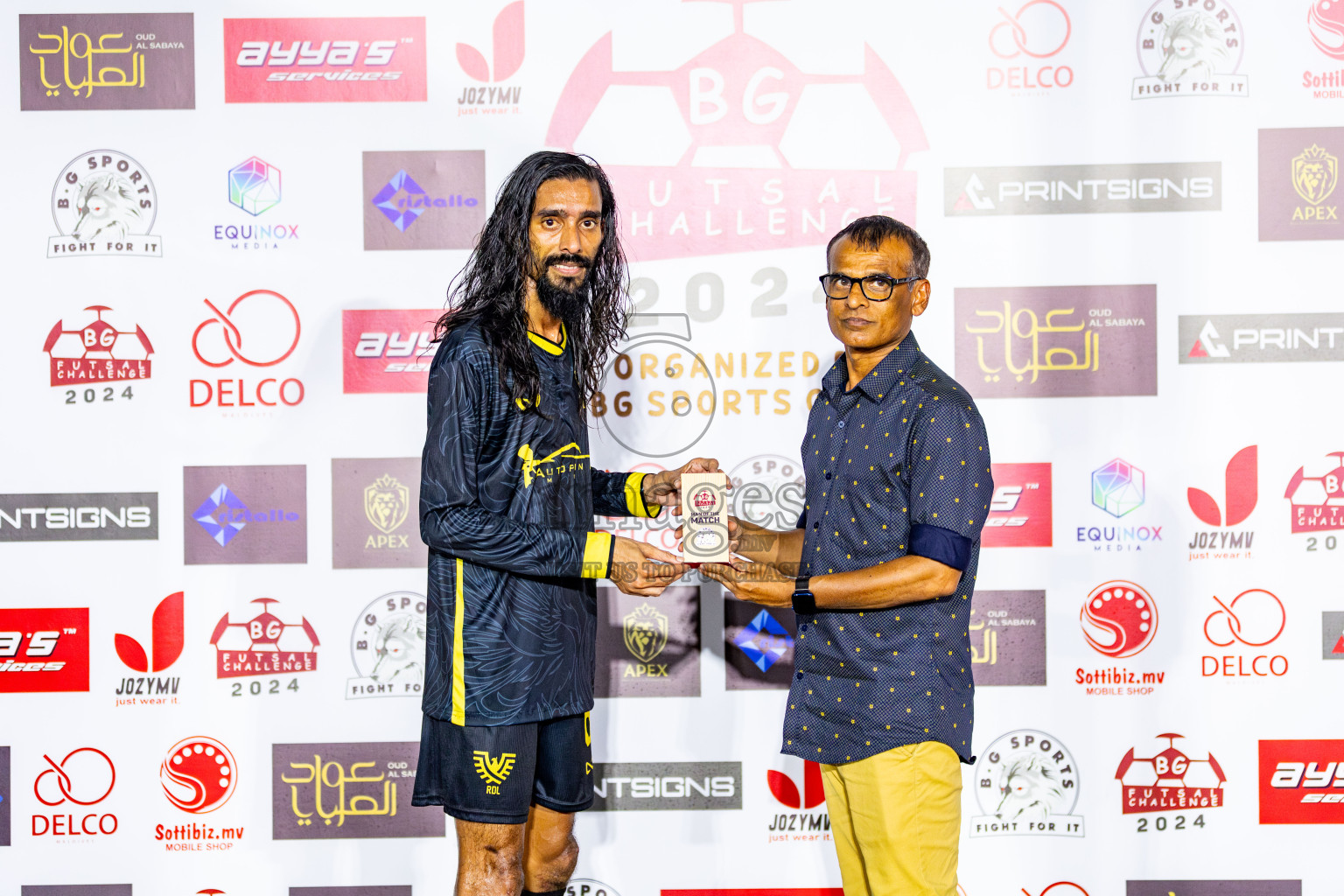 RDL vs UNF in Semi Finals of BG Futsal Challenge 2024 was held on Tuesday , 2nd April 2024, in Male', Maldives Photos: Nausham Waheed / images.mv