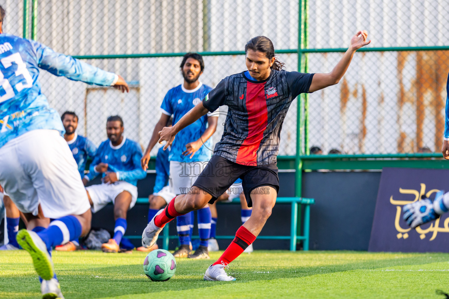 Bows vs Holiday SC in Day 10 of BG Futsal Challenge 2024 was held on Thursday, 21st March 2024, in Male', Maldives Photos: Nausham Waheed / images.mv