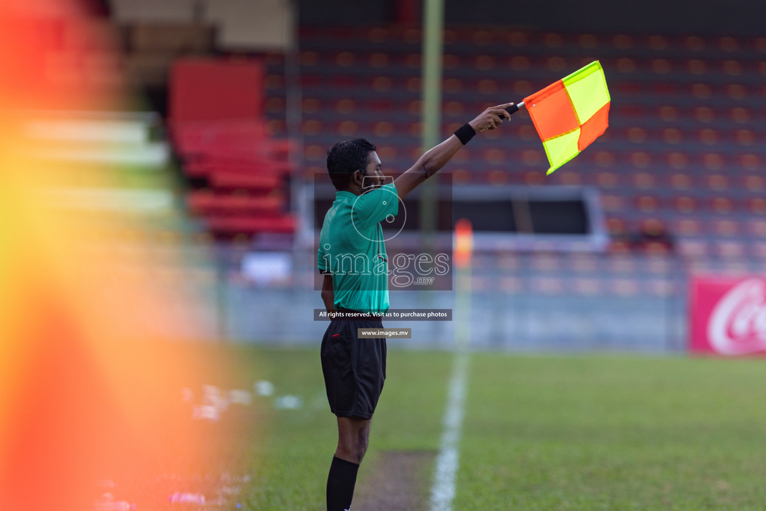 Club Valencia vs De Grande Sports Club in Ooredoo Dhivehi Premier League 2021/22 on 16th July 2022, held in National Football Stadium, Male', Maldives Photos: Hassan Simah/ Images mv