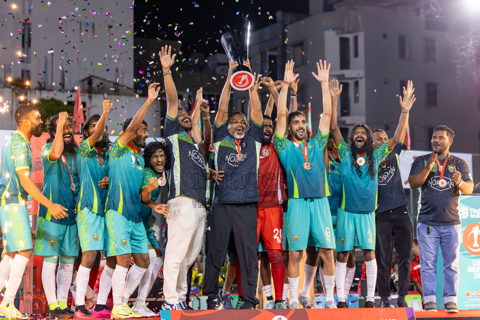 WAMCO vs RRC in the Final of Club Maldives Cup 2024 was held in Rehendi Futsal Ground, Hulhumale', Maldives on Friday, 18th October 2024. Photos: Ismail Thoriq / images.mv