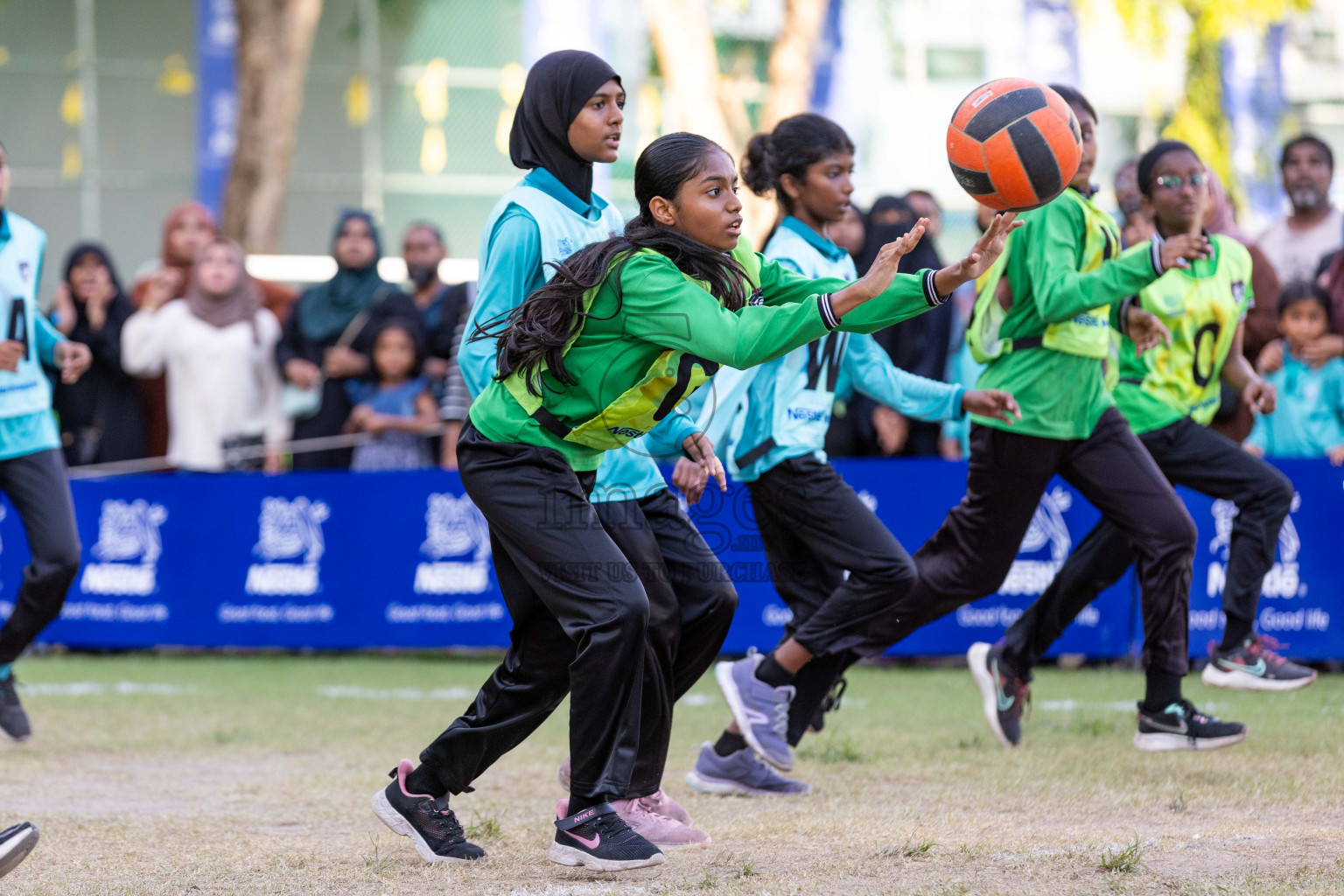 Day 3 of Nestle' Kids Netball Fiesta 2023 held in Henveyru Stadium, Male', Maldives on Saturday, 2nd December 2023. Photos by Nausham Waheed / Images.mv