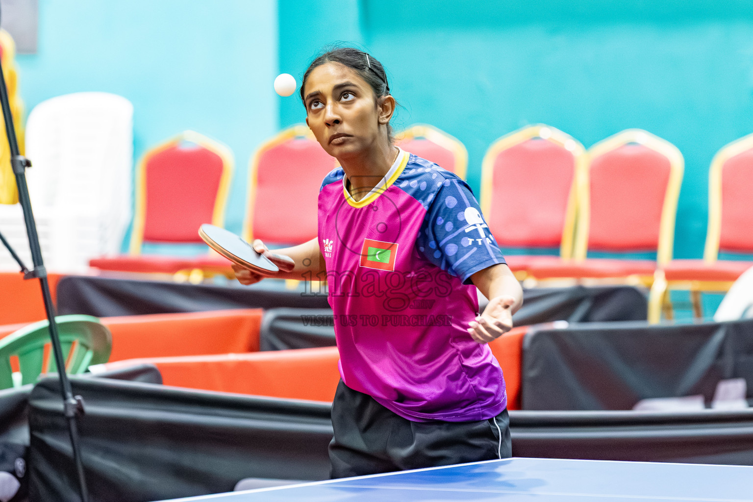 Day 5 of BML 63rd National Table Tennis Tournament 2025 was held on Friday, 29th August 2025 in Male' TT Hall, Male', Maldives. Photos: Areef / images.mv