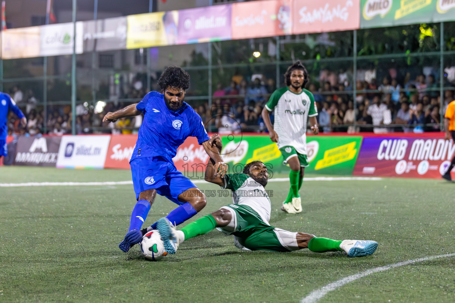 Team Allied vs Club HDC in Club Maldives Cup 2024 held in Rehendi Futsal Ground, Hulhumale', Maldives on Friday, 27th September 2024. 
Photos: Hassan Simah / images.mv