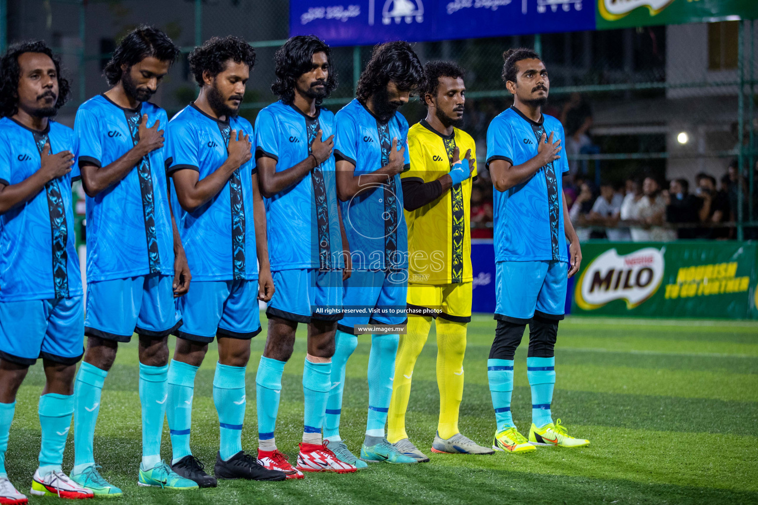 Team FSM vs Club HDC in the Quarter Finals of Club Maldives 2021 held at Hulhumale;, on 12th December 2021 Photos: Ismail Thoriq / images.mv