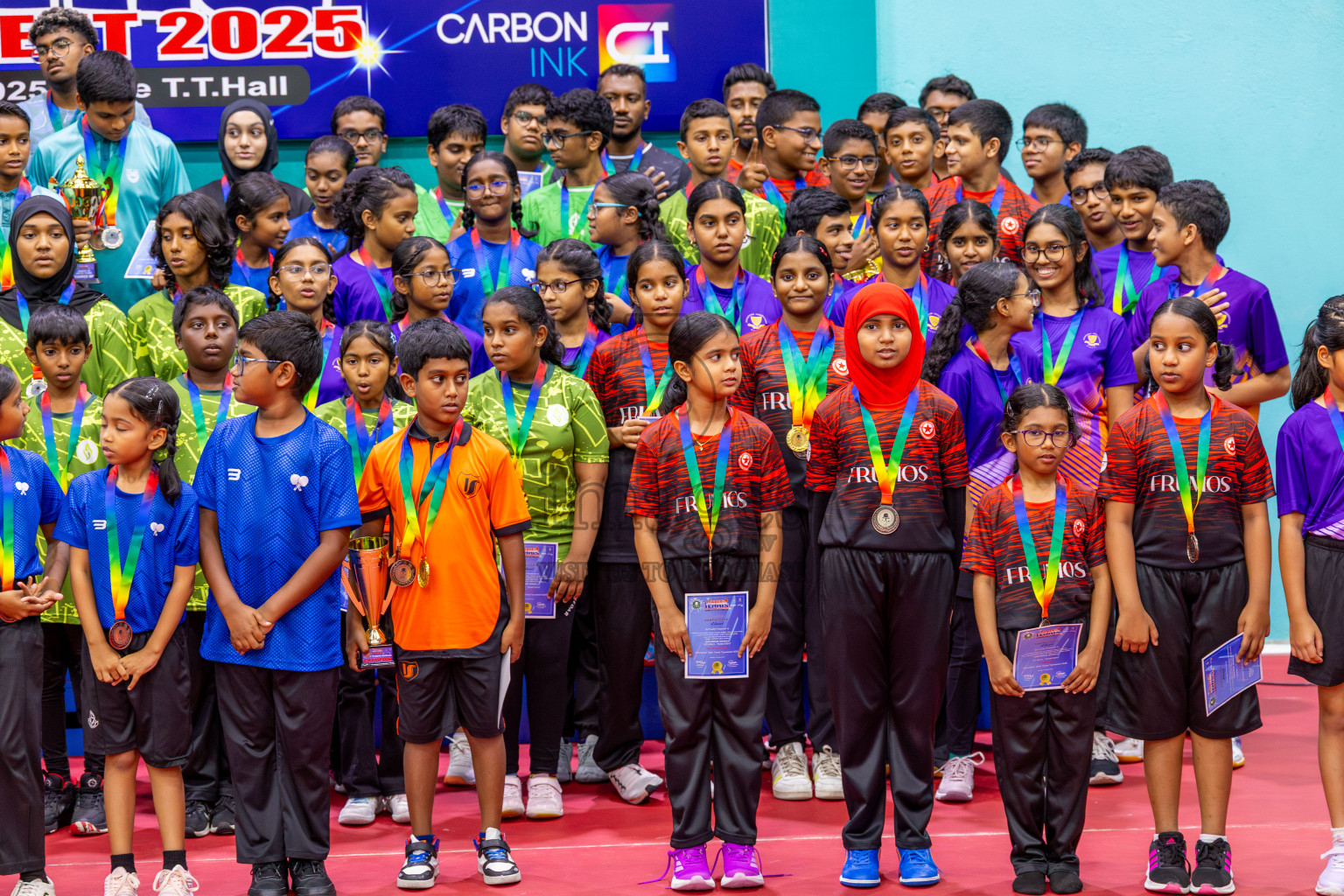 Day 8 of Interschool Table Tennis Tournament 2025 held at Male' TT Hall, Male', Maldives on Thursday, 22nd May 2025.
Photos by: Ismail Thoriq / images.mv