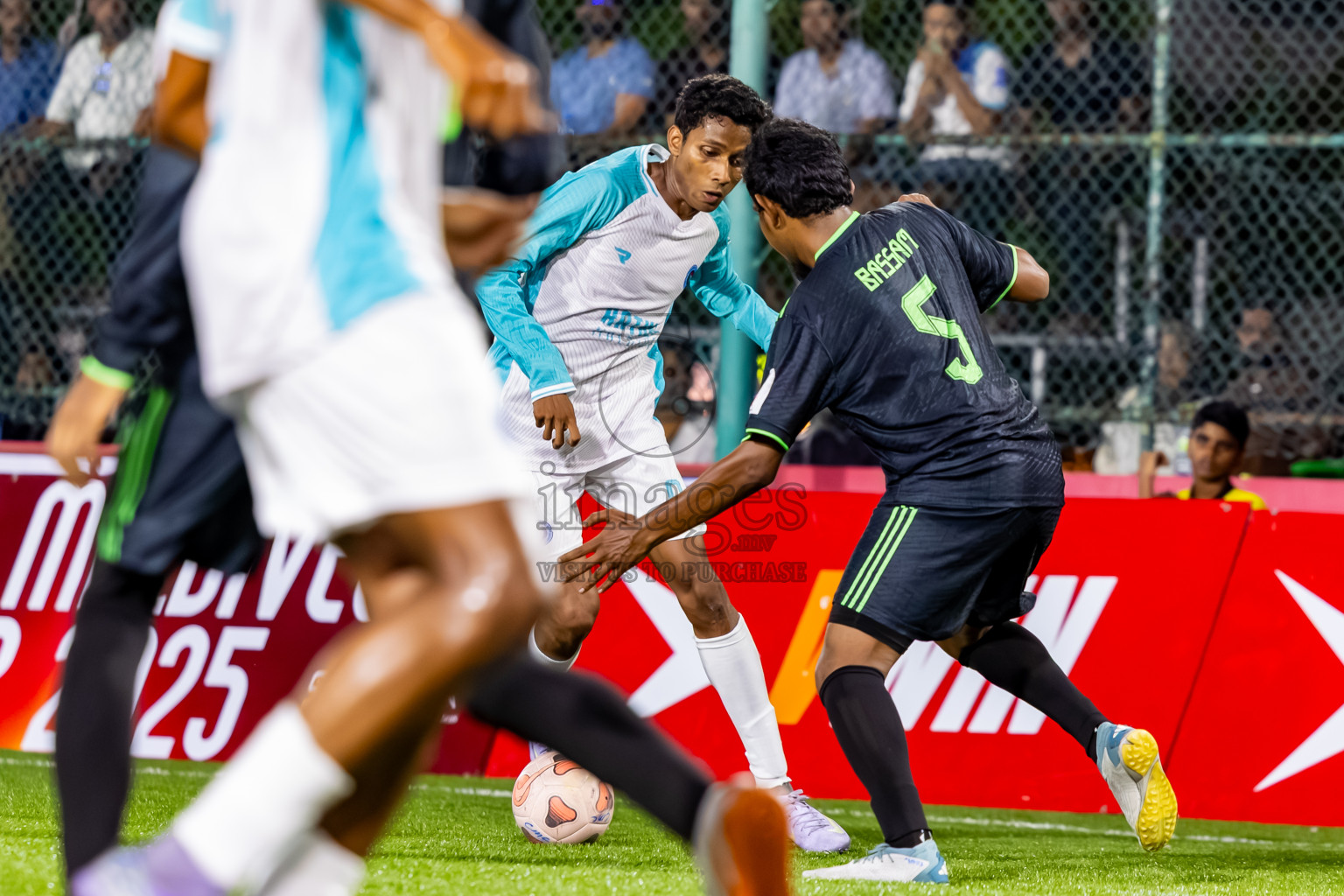 Police Club vs AVSEC in Day 3 of Club Maldives Cup 2025 was held in Rehendi Futsal Ground, Hulhumale', Maldives on Tuesday, 30th September 2025. Photos: Nausham Waheed / images.mv