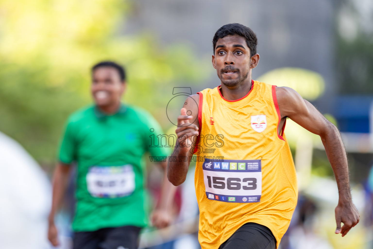 Day 1 of MWSC Interschool Athletics Championships 2024 held in Hulhumale Running Track, Hulhumale, Maldives on Saturday, 9th November 2024. Photos by: Ismail Thoriq / Images.mv