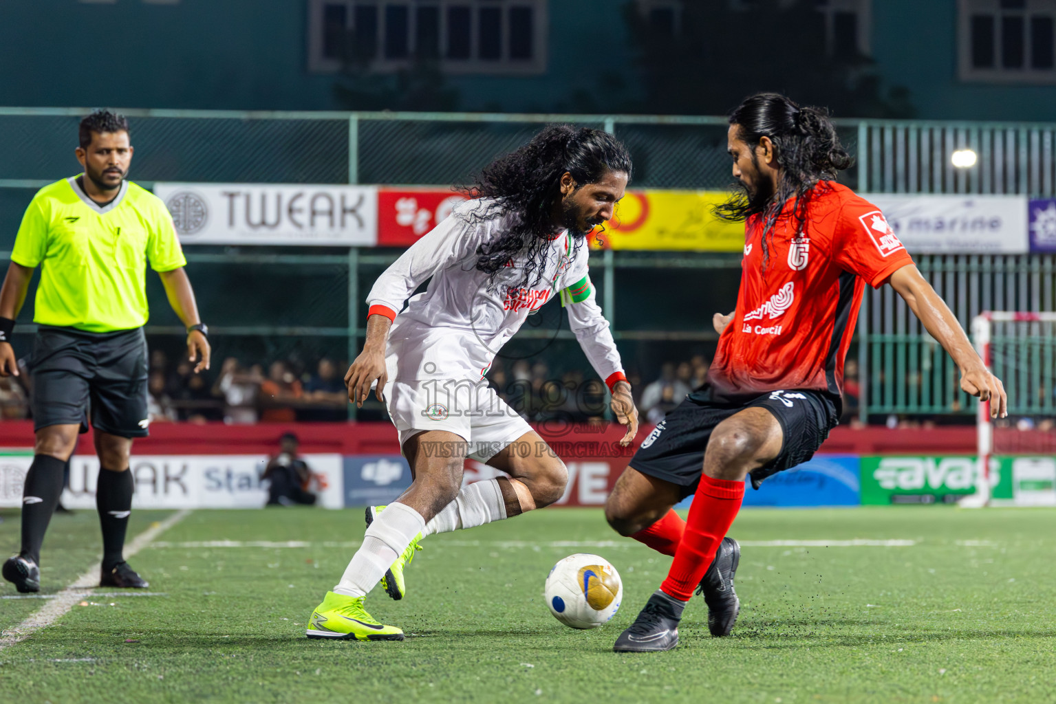 L Gan vs L Isdhoo in Laamu Atoll Finals Day 26 of Golden Futsal Challenge 2025 was held on Thursday , 30th January 2025, in Hulhumale', Maldives. Photos: Ismail Thoriq / images.mv