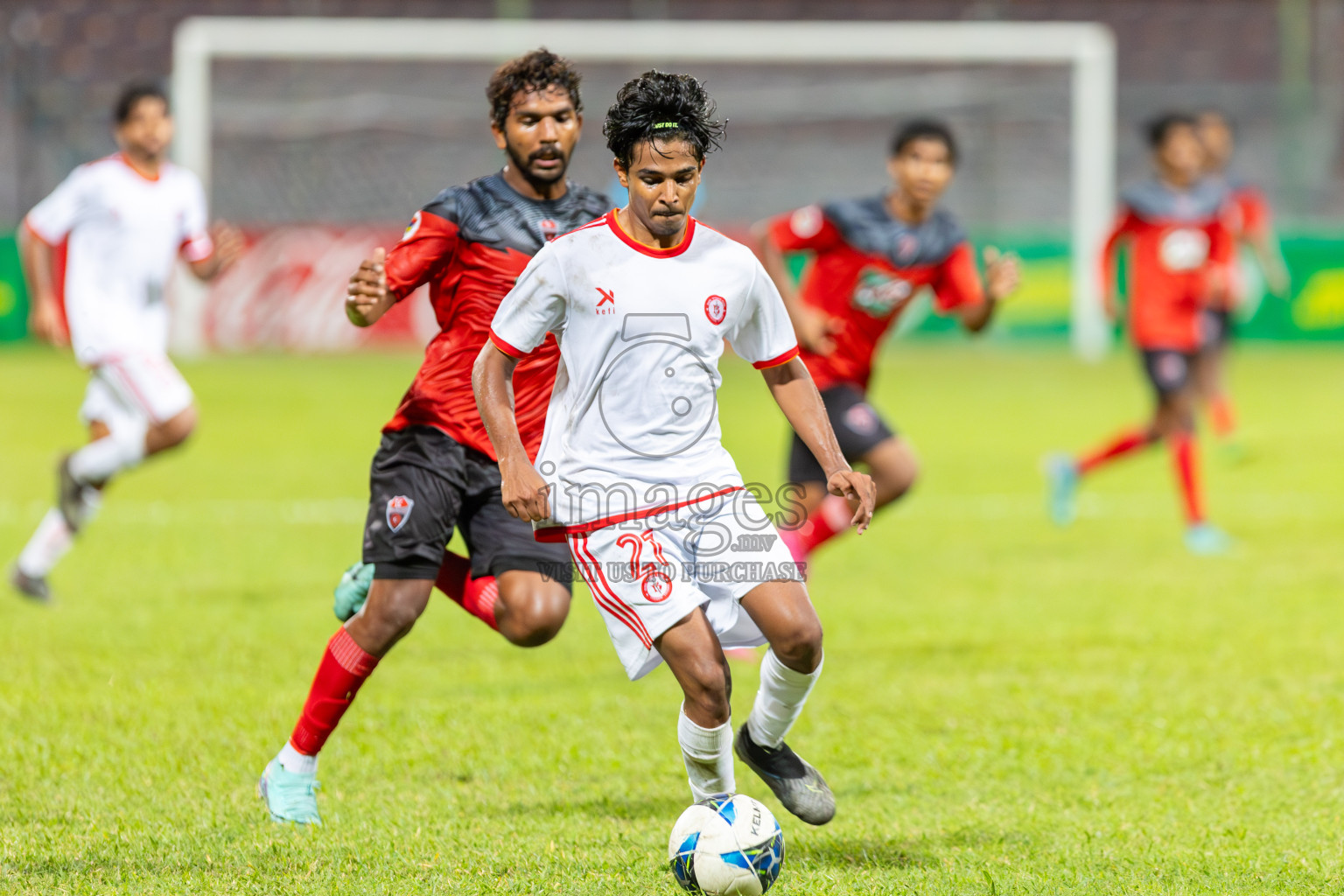 TC Sports Club vs Buru Sports Club in Under 19 Youth Championship 2024 was held at National Stadium in Male', Maldives on Wednesday, 12th June 2024. Photos: Mohamed Mahfooz Moosa / images.mv