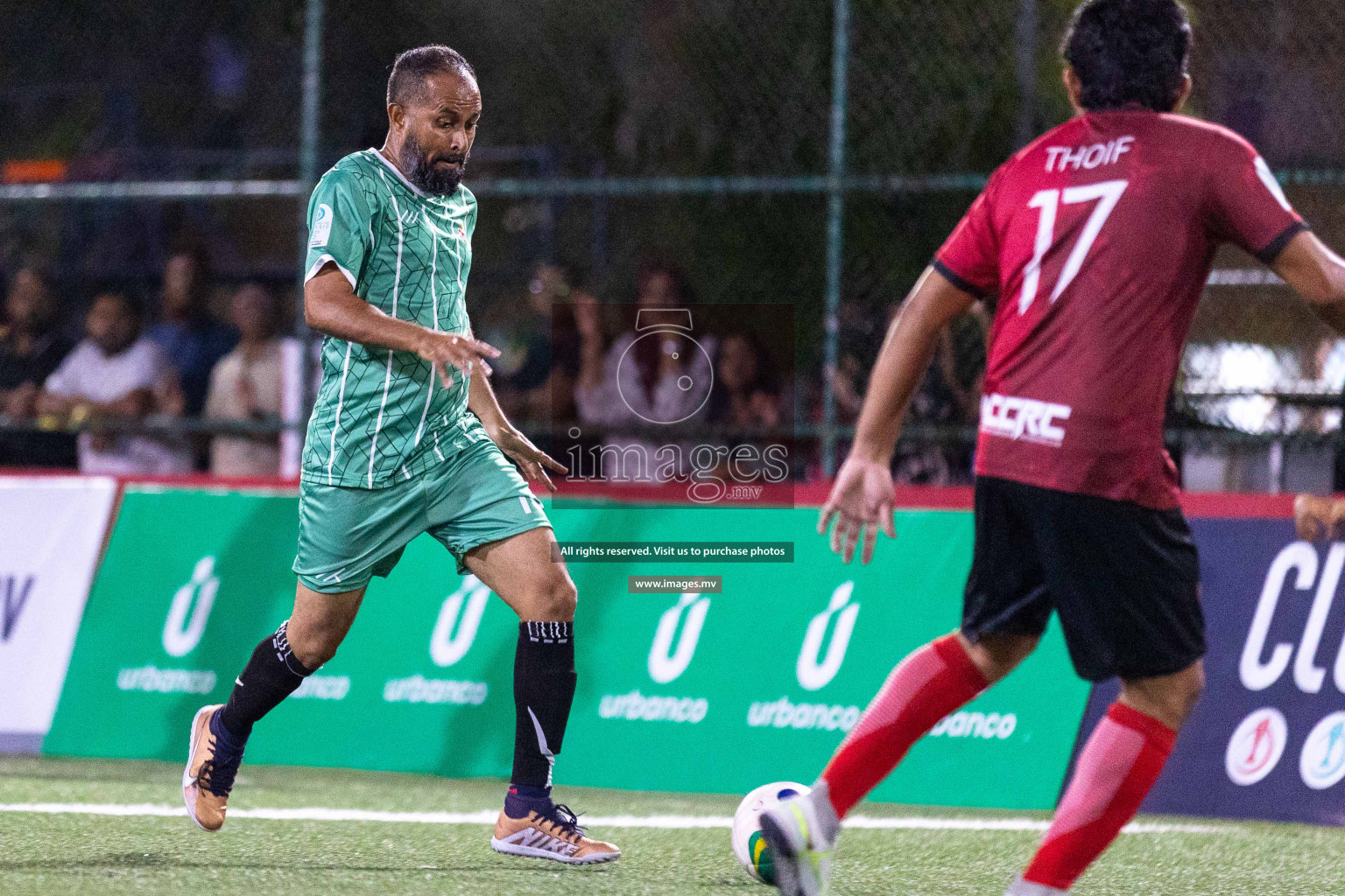 ACC RC vs CLUB MYS in Club Maldives Cup Classic 2023 held in Hulhumale, Maldives, on Tuesday, 01st August 2023 Photos: Ismail Thoriq / images.mv