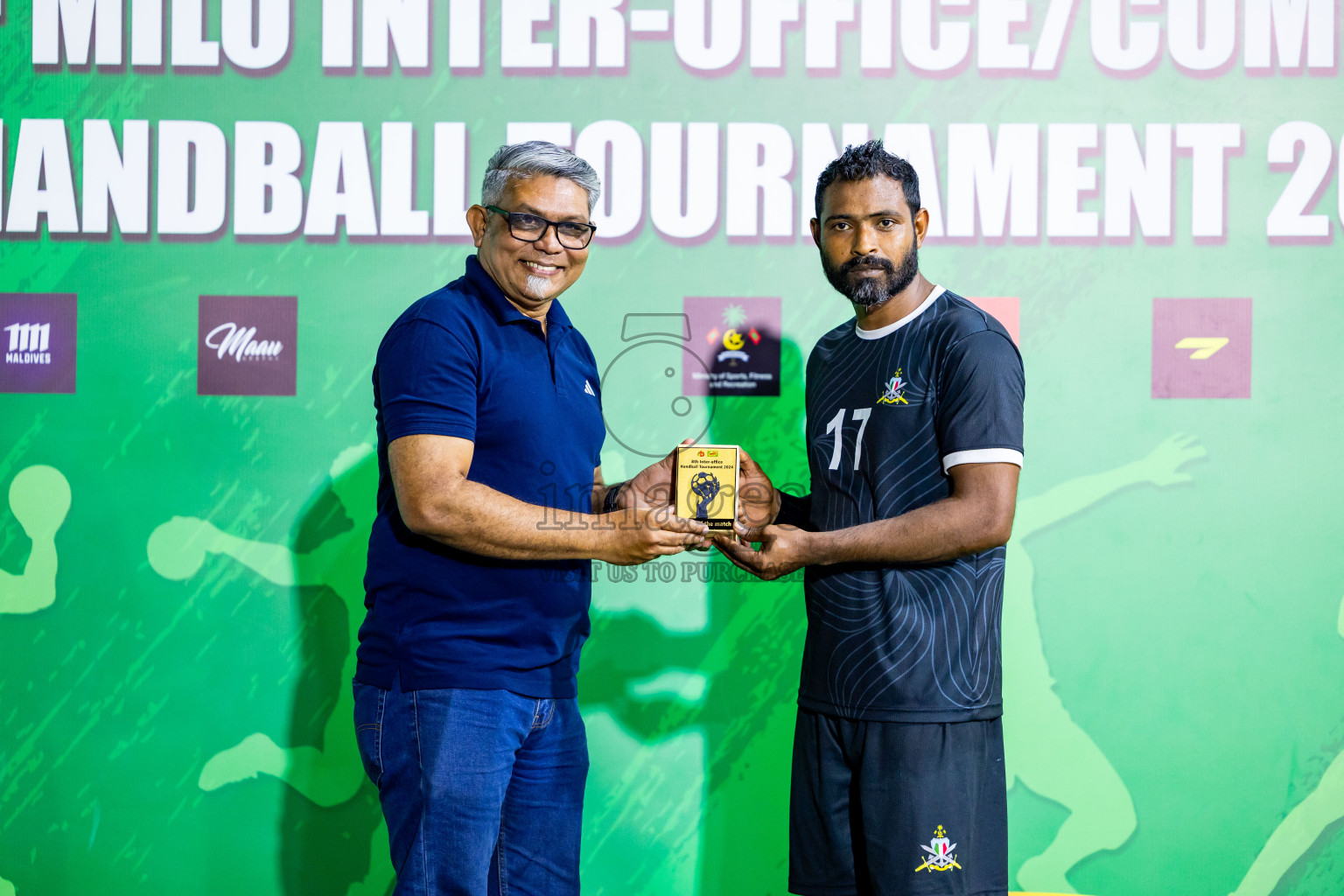 2nd Division Final of 8th Inter-Office/Company Handball Tournament 2024, held in Handball ground, Male', Maldives on Tuesday, 17th September 2024 Photos: Nausham Waheed/ Images.mv