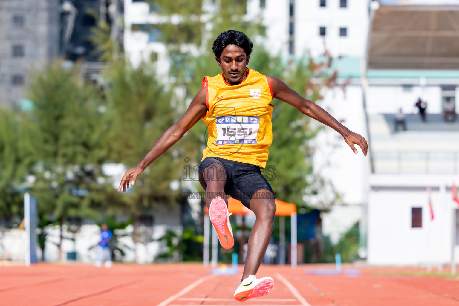 Day 4 of MWSC Interschool Athletics Championships 2024 held in Hulhumale Running Track, Hulhumale, Maldives on Tuesday, 12th November 2024. Photos by: Nausham Waheed / Images.mv